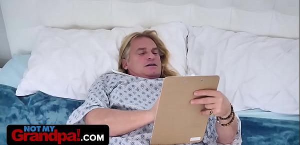 "You are a nurse, help me get rid of my boner"